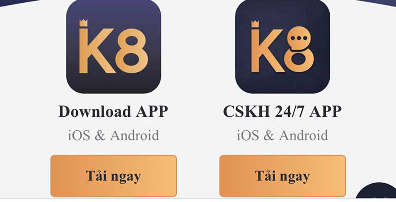 K8 mobile app